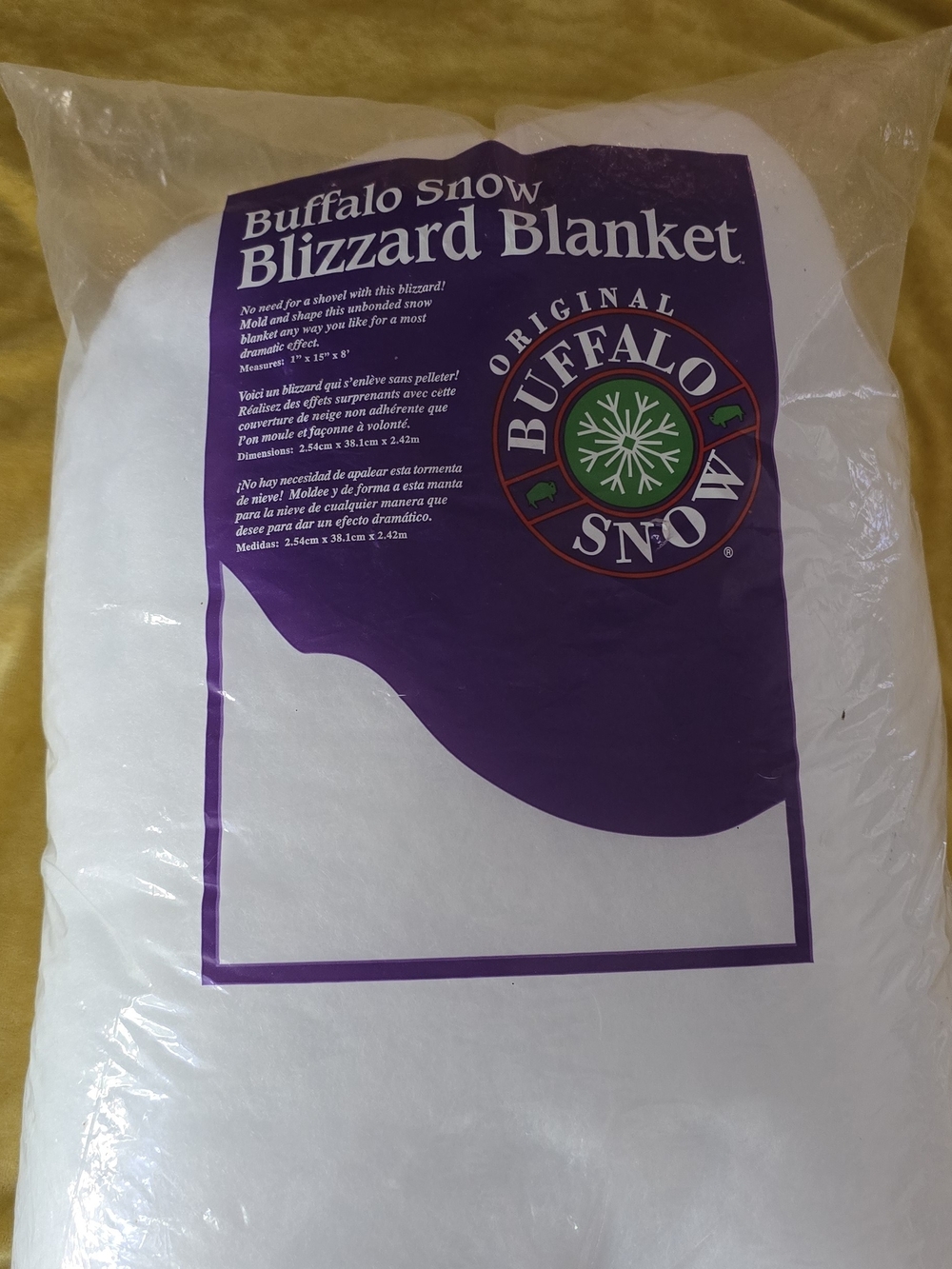 Buffalo Snow Blizzard Blanket Craft Supplies